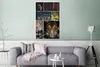 MuchoWow® Poster Tiger - Collage - Bäume - Blumen 80x120 cm Produktbild-Vorschau 5