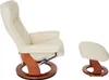 MCA Furniture Relaxsessel Hamilton Creme ; 83 cmx85-110 Voir les images du produit 13