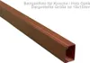 Kabelkanal 15x10 mm Kirsche dunkel Holzoptik Maserung – 1 m Produktbild-Vorschau 2