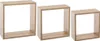 Set di tre mensole decorative da parete CUBE L - rovere Anteprima dell’immagine prodotto 1