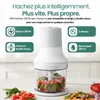 Emerio hachoir 260 W – 500 ml – 2 vitesses – bol en Voir les images du produit 2
