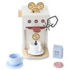 Machine à café pour capsules en bois - bar à café avec Voir les images du produit 2