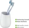 Zahnputzbecher Badi Weiß Keramik Produktbild-Vorschau 2