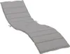 Rivestimento per sdraio grigio 200x70x3 cm Tessuto Oxford Anteprima dell’immagine prodotto 1