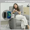 HOMCOM Relaxsessel Elektrisch mit Liegefunktion Heizung Produktbild-Vorschau 7
