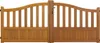 Portail En Bois Ajouree L3,50m x H1,10/1,30 (sans Voir les images du produit 1