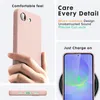 A hand holding a pink phone case, with close-ups of the case's features and a phone charging wirelessly. Produktbild-Vorschau