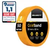 HASKYY Goldband 30mm x 50m Malerkrepp Kreppband 1x Produktbild-Vorschau 1