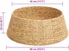 vidaXL Obroża choinkowa brązowa 60 x 60 x 22 cm hiacynt Podgląd zdjęcia produktu 7