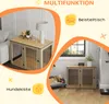 PawHut Cage pour chien Meuble, box pour chien avec porte et Voir les images du produit 4