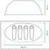 Coleman Galiano 4 Blau 4 Personen Pop-Up-Zelt Produktbild-Vorschau 4