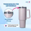 Kubek ze stali nierdzewnej 1,2 l „Tampa” – kubek z pokrywką Podgląd zdjęcia produktu 3