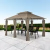 Mondeer Pavillon de jardin 3x4m Premium Pavillon à cadre Voir les images du produit 2