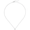 JOBO Collier Kette mit Anhänger 585 Gold Weißgold 1 Diamant Produktbild-Vorschau 2