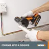 Akku-Mini-Winkelschleifer Chopper WORX 20 V mit Produktbild-Vorschau 8
