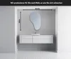 Unregelmäßiger asymmetrischer Spiegel mit LED Beleuchtung Produktbild-Vorschau 2