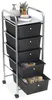 Rollcontainer GINA, chrom/schwarz - Rollwagen mit 5 Produktbild-Vorschau 9