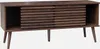Mobile TV scandinavo a 2 ante, 120cm, Noce Anteprima dell’immagine prodotto 3