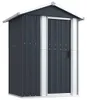 vidaXL Prístrešok na náradie Antracit 126x97,5x177 cm Náhľad obrázku produktu 1