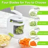 Spiralschneider Gemüse 4-in-1 mit Behälter, Zucchini Produktbild-Vorschau 4