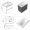 Waschtisch mit Unterschrank 60cm Alast Badmöbel Set Produktbild-Vorschau 6