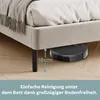 Bett mit Lattenrost, Polsterbett, Bettgestell 140x200 cm, Produktbild-Vorschau 6