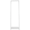 A white metal clothing rack on a white background. Náhled obrázku produktu
