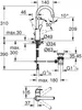 Grohe Einhand-Waschtischbatterie BauFlow 23753, 1 Stk. Produktbild-Vorschau 4