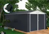 Metallgarage "Houston" - 15,36 m² mit Dachrinne  - Produktbild-Vorschau 2