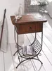 Beistelltisch "Country-Style" aus Holz & Metall, braun, im Produktbild-Vorschau 1