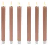 Relaxdays LED Stabkerzen, 6er Set, HxD: 25 x 2 cm, Produktbild-Vorschau 1