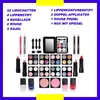 Lieferumfang des 51-teiligen ZMILE Everybody's Darling Schminkkoffers mit Lidschatten, Lippenstiften, Rouge, Kajal, Nagellack und Spiegel. Anteprima dell’immagine prodotto