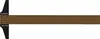 Zeichenschiene braun 100cm Produktbild-Vorschau 1