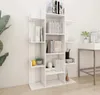 vidaXL Knihovna bílá 86x25,5x140 cm výrobek z odvozeného Náhled obrázku produktu 2