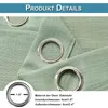 Lot de 2 rideaux en voile semi-transparent aspect lin, avec Voir les images du produit 5