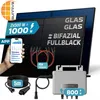 SUNNIVA® 1000W Balkonkraftwerk BIFAZIAL FULLBLACK komplett Produktbild-Vorschau 1