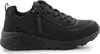 A single black Skechers sports shoe is shown from the side against a white background. Produktbild-Vorschau