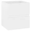vidaXL Waschbeckenunterschrank Weiß 41x38,5x45 cm Produktbild-Vorschau 1
