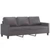 VidaXL 3201400, Grau, Schaum, Kunstleder, Metall, Polywood, Produktbild-Vorschau 5