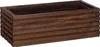 Blumenkasten Holz mit Einsatz · Dunkelbraun 44cm x 20cm x Produktbild-Vorschau 2