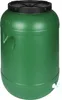A green plastic barrel with a black lid and a white spigot. Produktbild-Vorschau