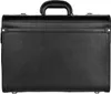 Dermata walizka pilotka 7039KL, 46 cm, 34 l, czarna skóra Podgląd zdjęcia produktu 14