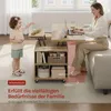 WOLTU Couchtisch höhenverstellbar, mit Rollen, Hebeplatte Produktbild-Vorschau 5