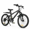 Deryan Kinder Mountainbike 20 Zoll – Verstellbar – Schwarz Produktbild-Vorschau 1