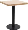vidaXL Bistro stôl svetlo hnedý 60x60 cm MDF Náhľad obrázku produktu 6