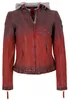 Mauritius Lederjacke Damen Cascha LAMOV rot Basics 100% Produktbild-Vorschau 1
