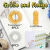 12 Stück Premium Akupressur Ringe, Skills Ring, Produktbild-Vorschau 3