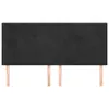 vidaXL Kopfteile 4 Stk. Schwarz 80x5x78/88 cm Samt -  Kopf- Produktbild-Vorschau 4