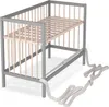 Beistellbett 60x120 cm mit Umbauseite - grau/natur - Dreamy Produktbild-Vorschau 16
