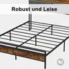 ProximaX Metallbett 140x200 cm Industriestil – LED, Produktbild-Vorschau 6